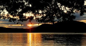 Shadow Lake, the inspiration for Casey Hagen's latest work.