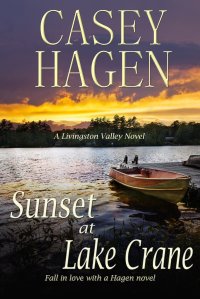 Casey's gorgeous cover for Sunset at Lake Crane