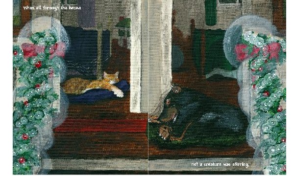 when all through the house not a creature was stirring